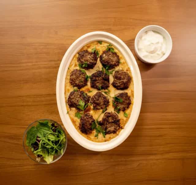 Photo of Kofta Bil Tahini Rice Baked